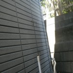 壁掛け給湯器交換工事（横浜市磯子区洋光台） 撤去後