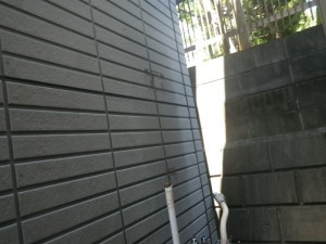 壁掛け給湯器交換工事（横浜市磯子区洋光台） 撤去後