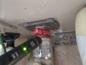 ガス漏れチェック